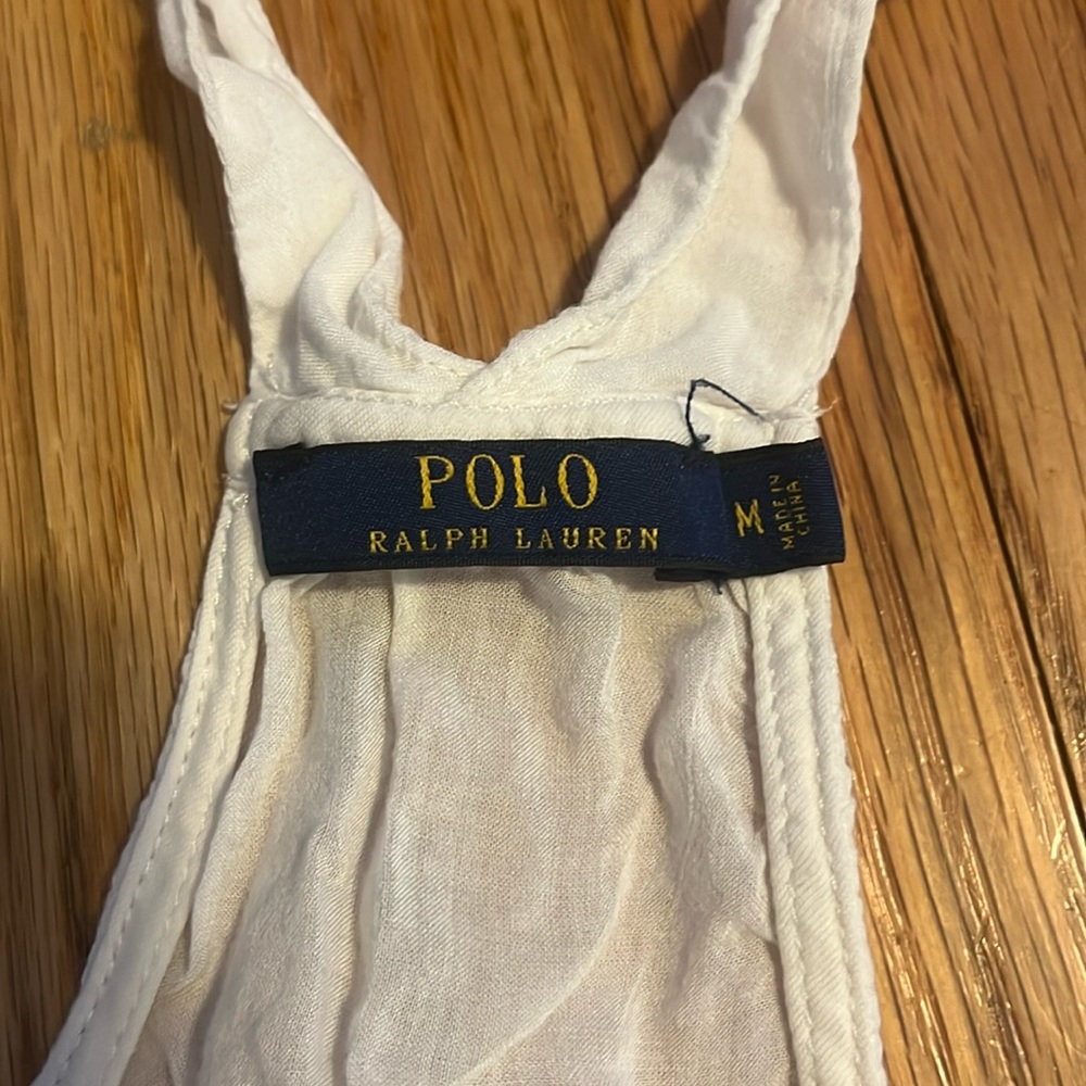 Polo RL white tank top